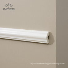 INTCO 3.7x1.7cm Waterproof Plastic White Cap Moulding Construction Edge Moulding